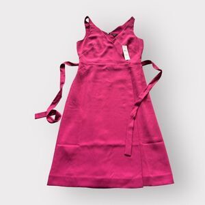 NWT Ann Taylor Faux Wrap Sleeveless Dress